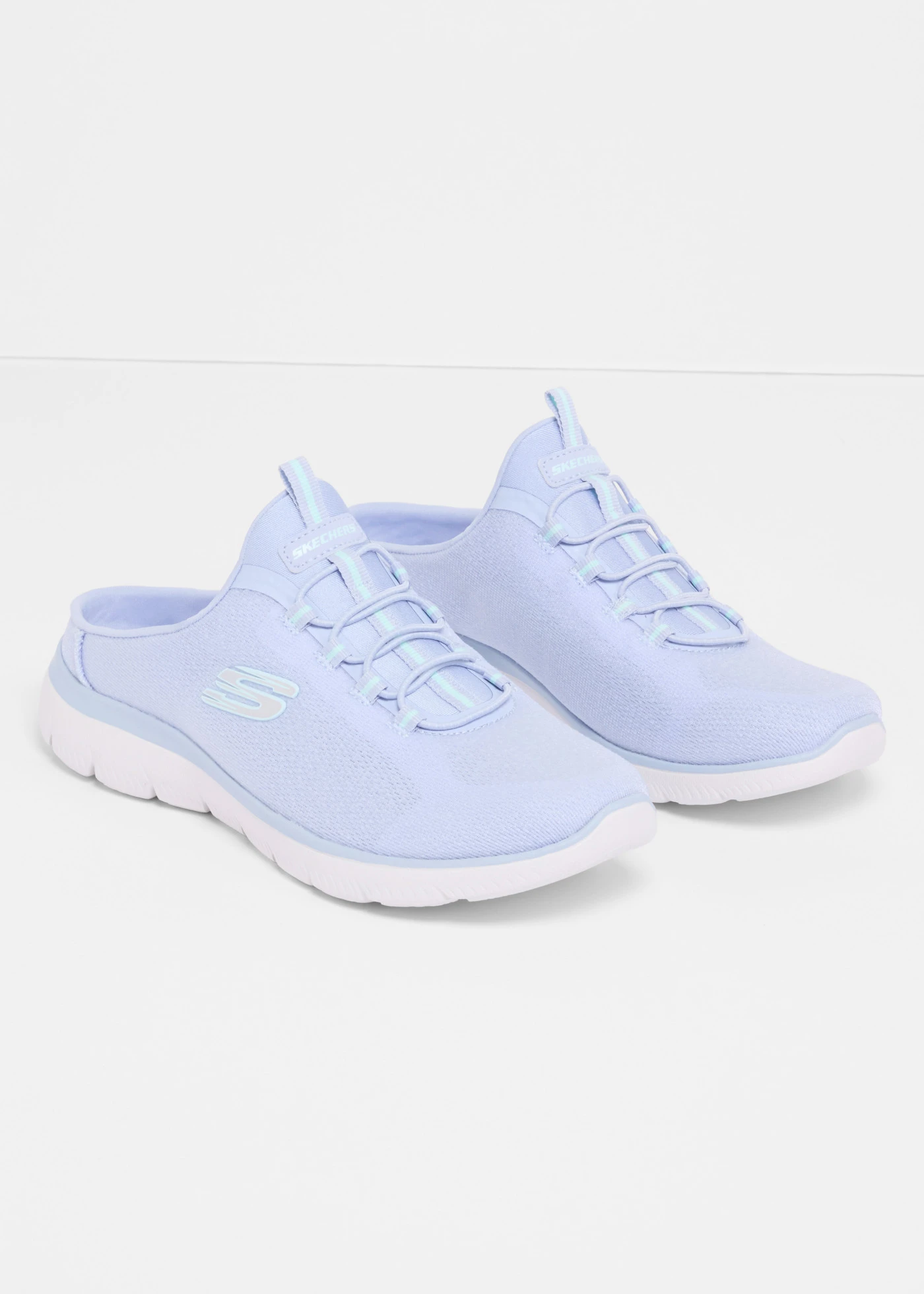 Papuci Skechers cu spumă memory • bleu • magazin bonprix