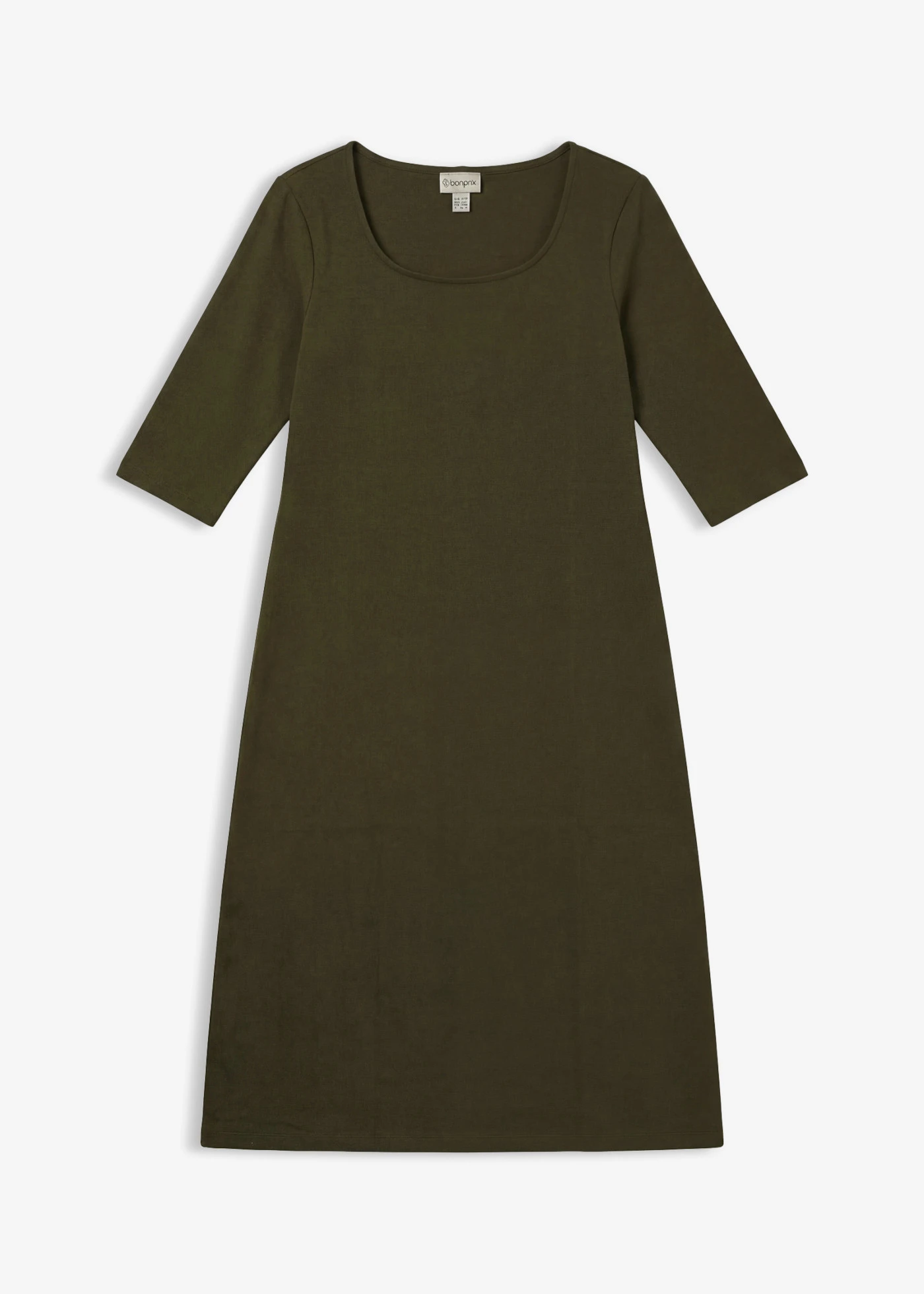 Robe en jersey 100% coton • olive foncé • Boutique bonprix