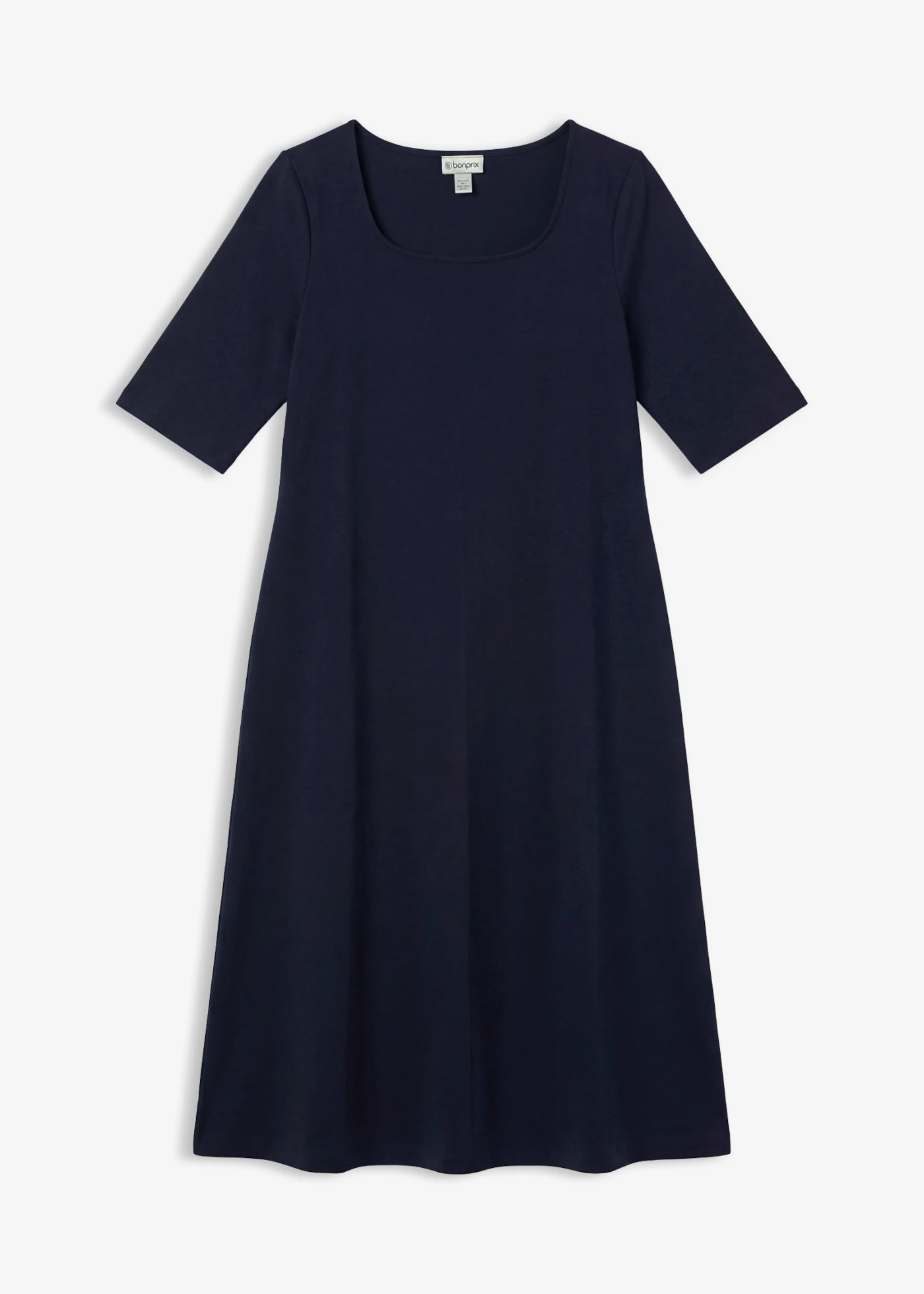 Rochie din jerse din bumbac organic 100% • bleumarin • magazin bonprix