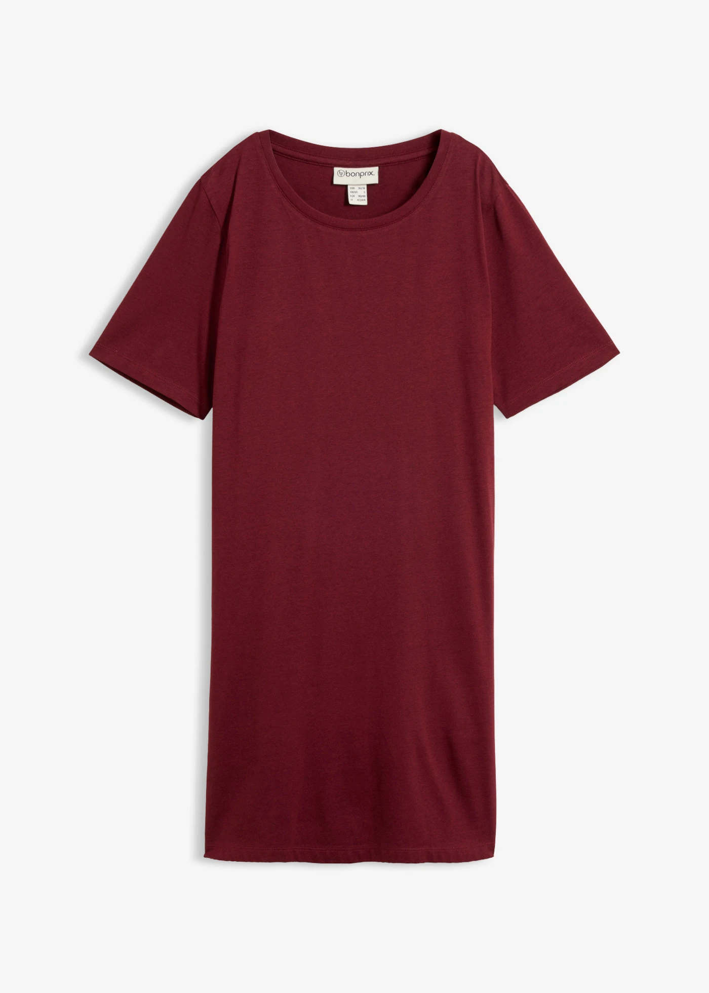 Rochie oversize din tricot • roșu arțar • magazin bonprix