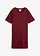 Robe T-shirt oversize, Couleur: rouge érable