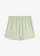 Sweatshort met afgeronde onderrand, Kleur: lichtgroen