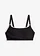 Biustonosz bikini bustier z haftem, kolor: czarny