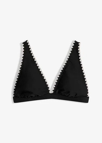Haut de maillot orné d’une broderie