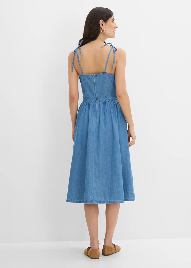Sukienka jeansowa • jasnoniebieski denim • sklep bonprix