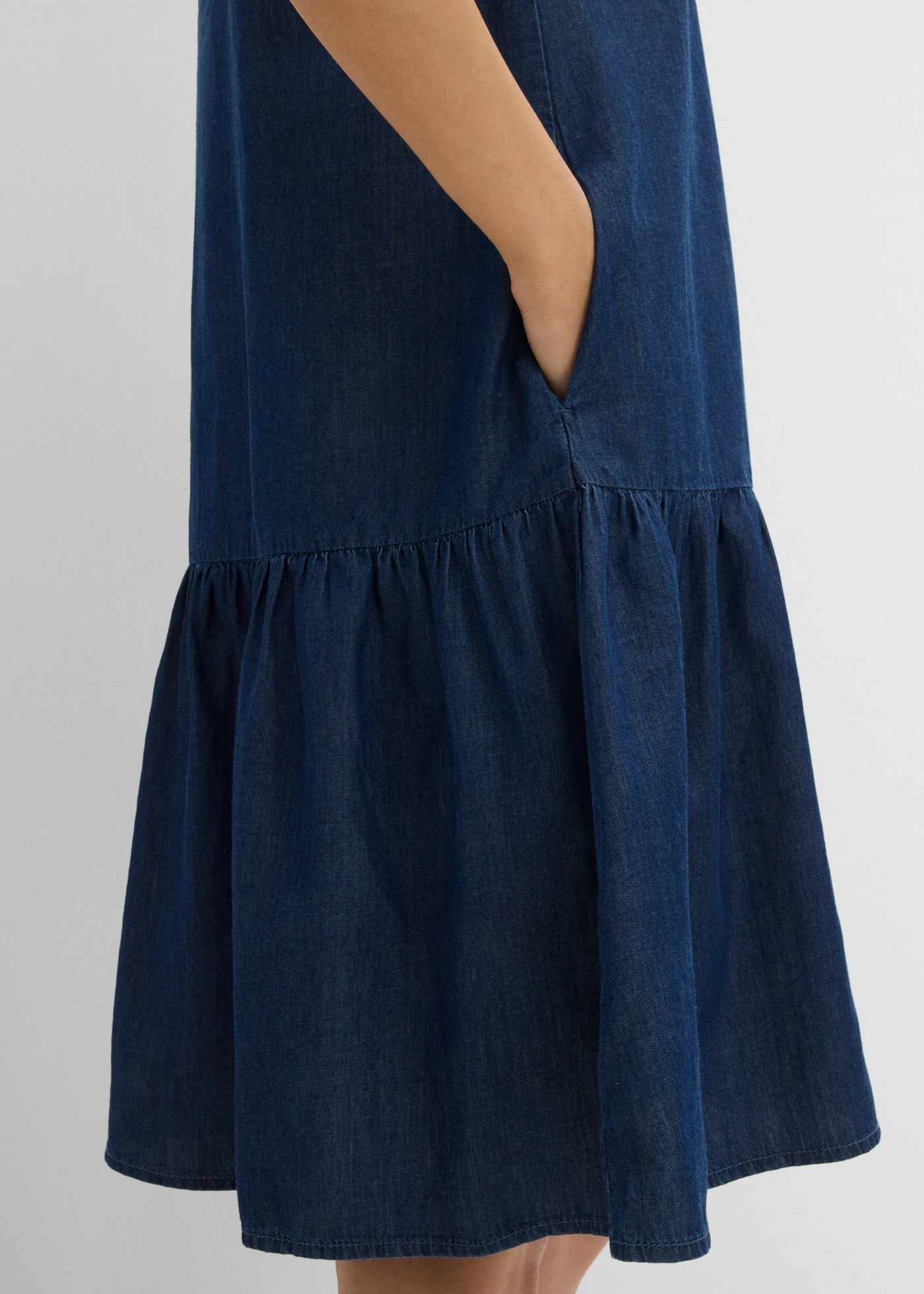 Robe tunique en jean 100% coton • bleu denim • product-page.page-title-suffix