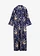 Ingruha puha viszkózból, szín: kavicsbézs-kobaltkék mintás