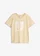 T-shirt en coton, Couleur: sable clair imprimé
