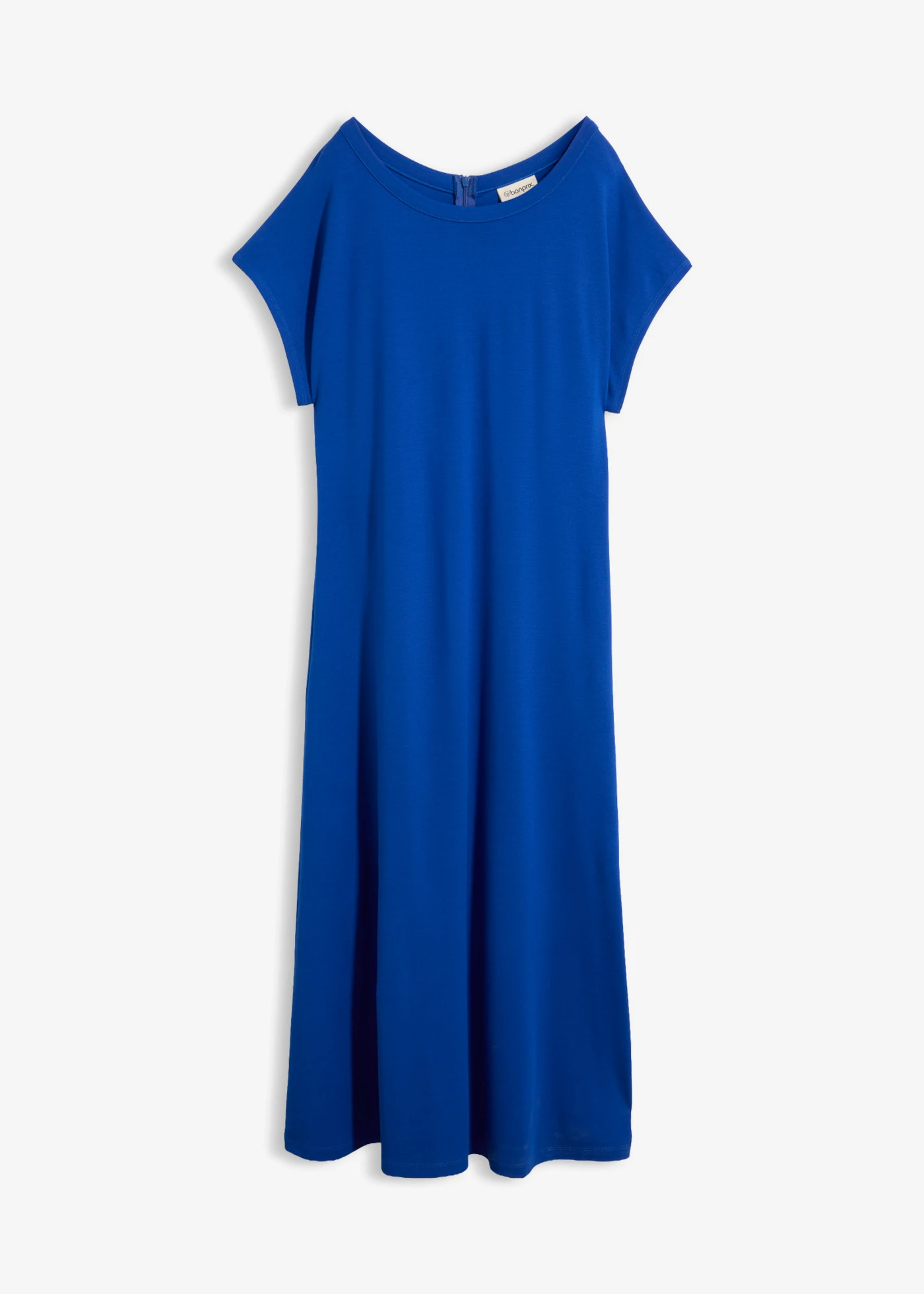 Rochie midi din amestec moale cu viscoză • albastru-cobalt • magazin bonprix
