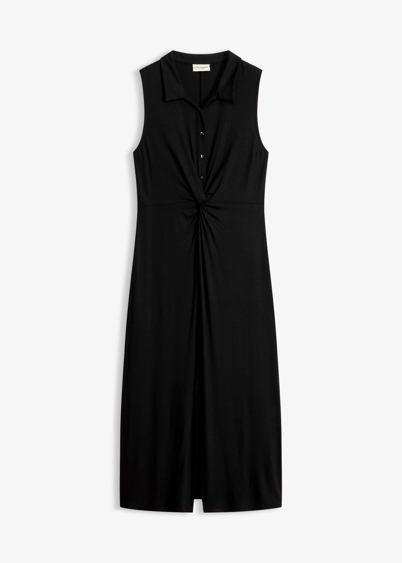 Jersey overhemdjurk van soepele viscose • zwart • product-page.page-title-suffix