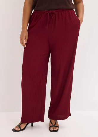Pantalon en jersey, Couleur: rouge érable