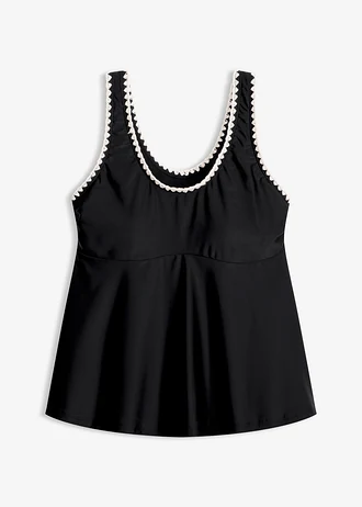 Haut de tankini, détail crochet