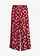 Pantalon palazzo en viscose fluide, Couleur: magenta-écru imprimé