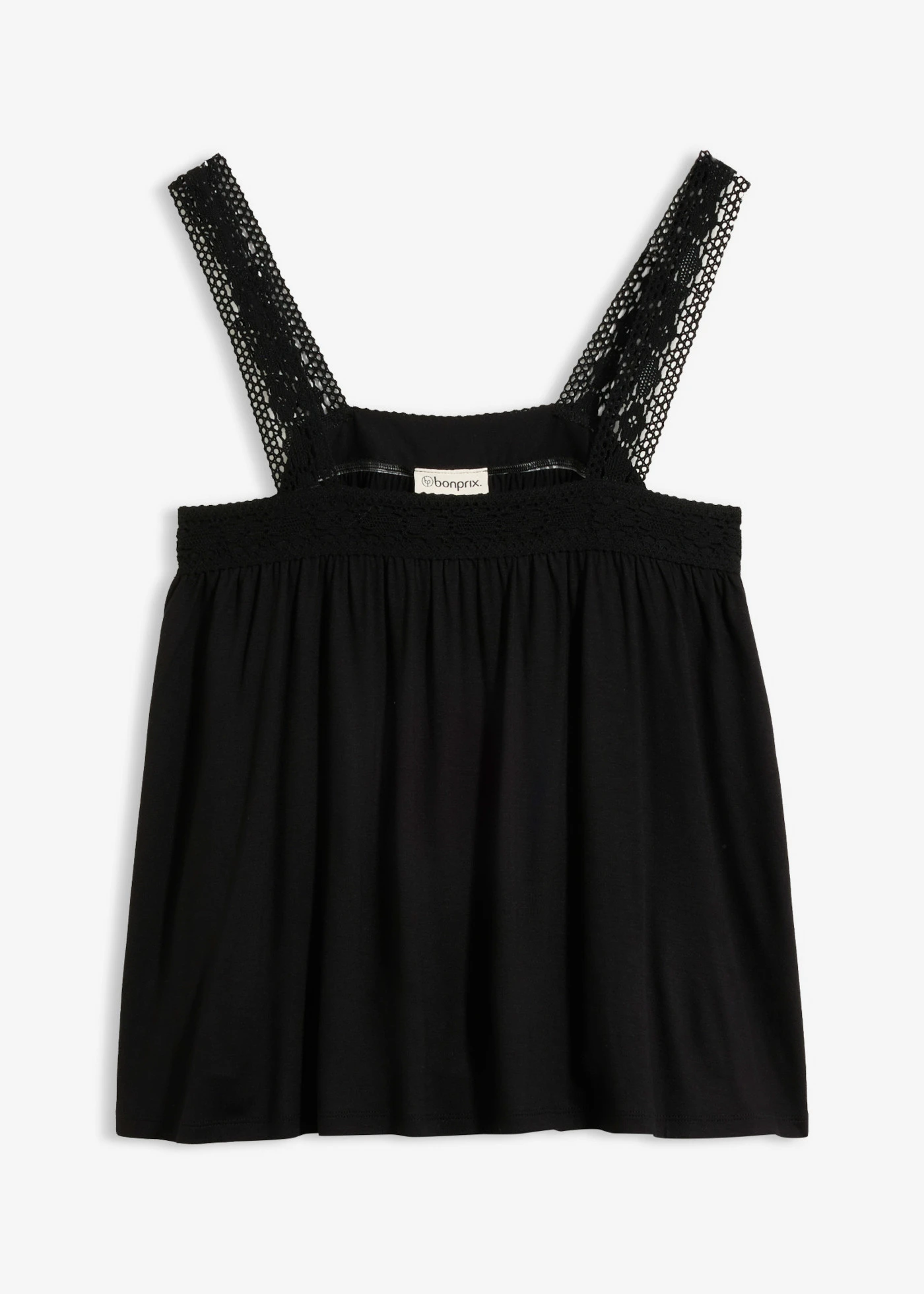 Top puha viszkózból • fekete • bonprix áruház