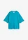 T-shirt épais oversize 100% coton, Couleur: bleu lagon