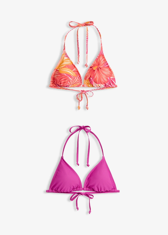 Sutien de baie triangel (set/2 buc.) • violet orhidee • magazin bonprix