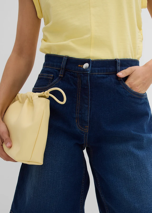 Bermuda en jean, taille mi-haute • bleu foncé denim used • product-page.page-title-suffix