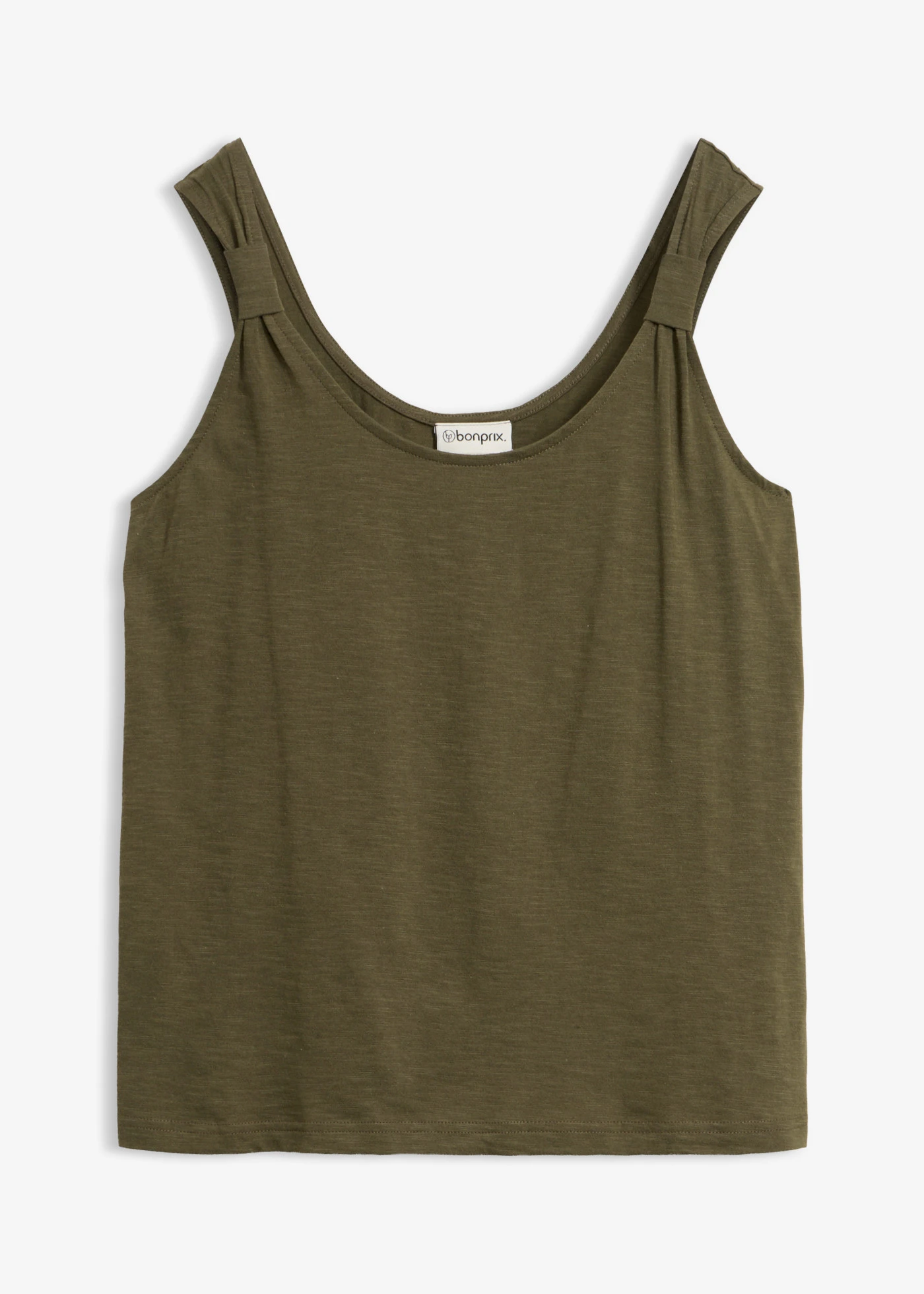 Débardeur 100% coton • olive foncé • Boutique bonprix