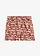 Short van puur biologisch katoen, Kleur: wit-bessenrood met print