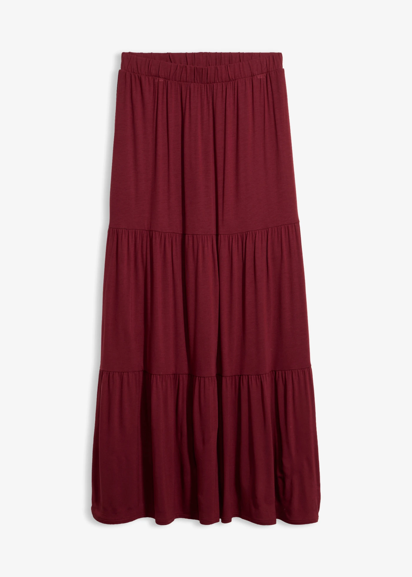 Strokenrok van een soepele viscose-mix • esdoornrood • product-page.page-title-suffix