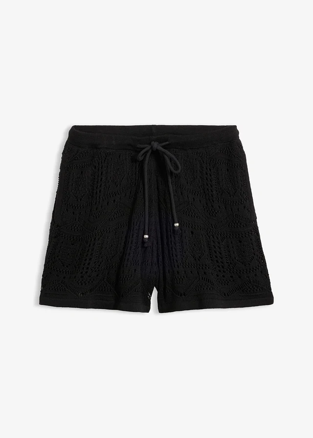 Short en maille ajourée • noir • product-page.page-title-suffix