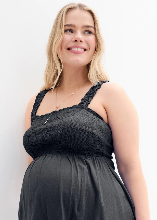 Lot de 2 robes de grossesse en coton • bleu foncé/noir • product-page.page-title-suffix