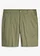 Stretchbermuda met elastische tailleband, regular fit, Kleur: olijfgroen