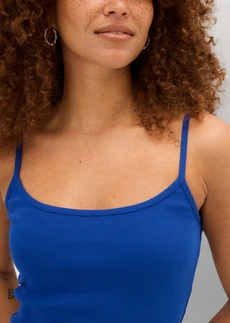 Lot de 3 tops à bretelles spaghetti 100% coton • bleu cobalt/orange vif/vert aventurine • Boutique bonprix