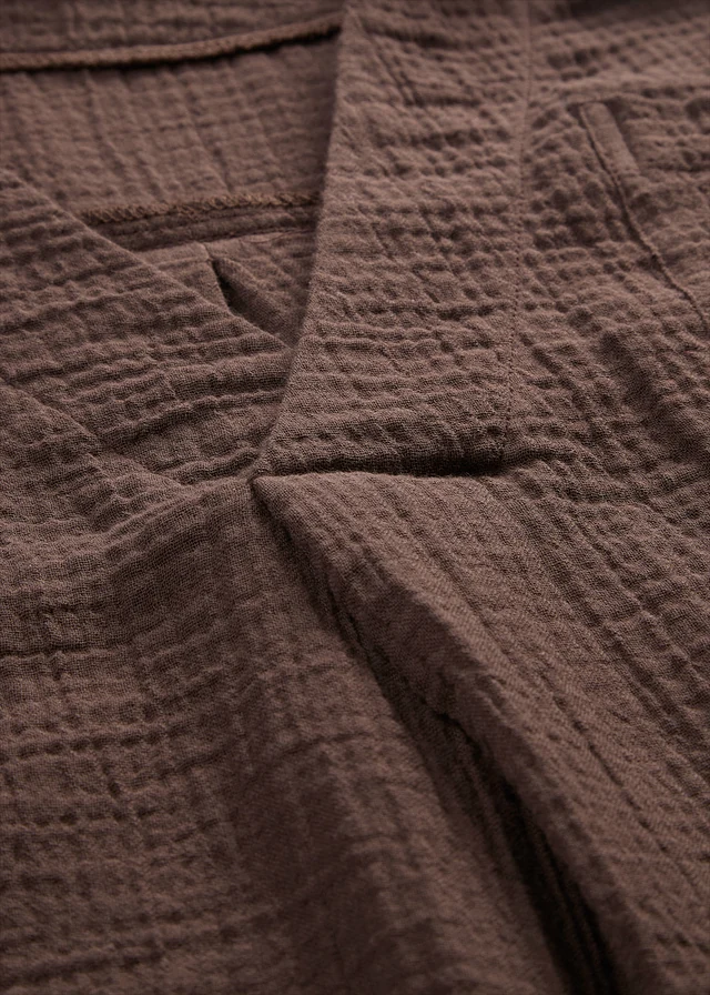 Blouse en gaze de coton douce • marron foncé • product-page.page-title-suffix