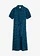 Robe chemise en broderie anglaise, 100% coton, Couleur: pétrole