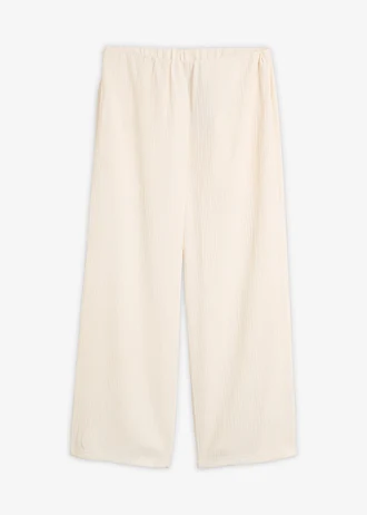 Culotte van gestructureerd materiaal