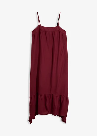 Midi jurk van soepele viscose