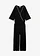 Combinaison en viscose fluide, Couleur: noir