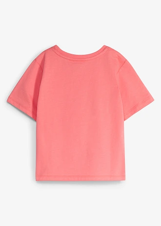 T-shirt z czystej bawełny z motywem Psiego Patrolu • różowy koralowy • sklep bonprix