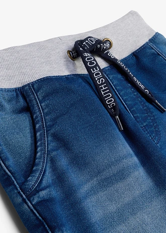Mikinové voľné bermudy, Regular Fit • modrá denim • obchod bonprix