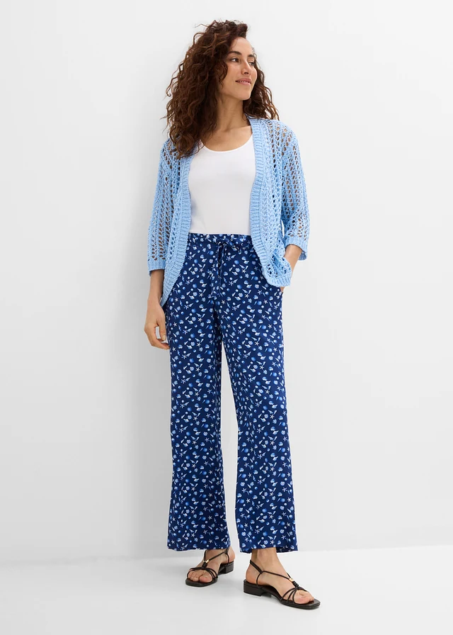 Gilet en maille ajourée avec sequins • bleu clair • product-page.page-title-suffix