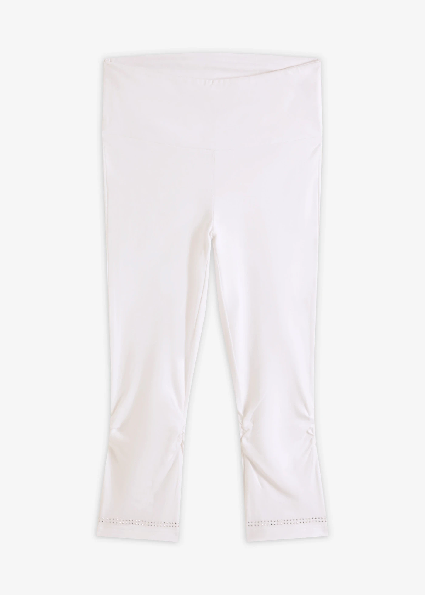 Capri legging csillogó részletekkel (2 db-os csomag) • fehér • bonprix áruház