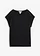 Shirt in een zachte modalmix, Kleur: zwart