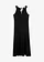 Rochie cu bretele din bumbac organic 100%, culoare: negru