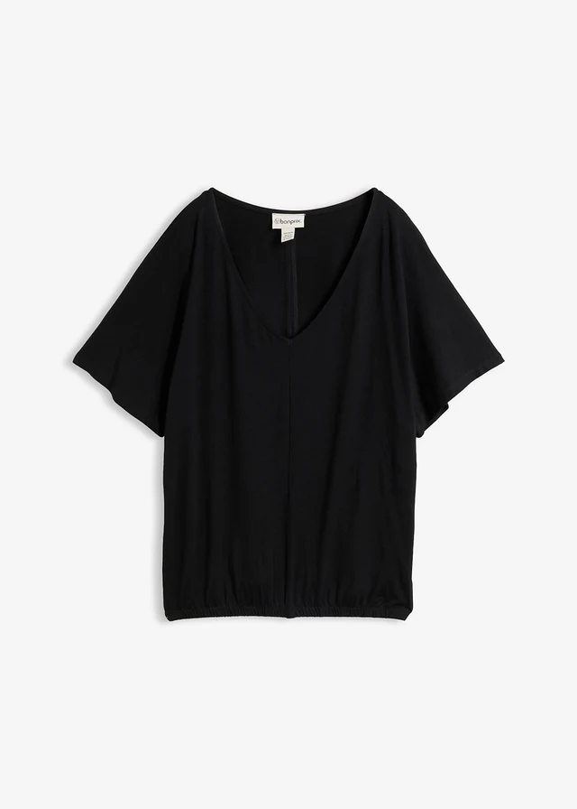 Oversized shirt in een viscosemix