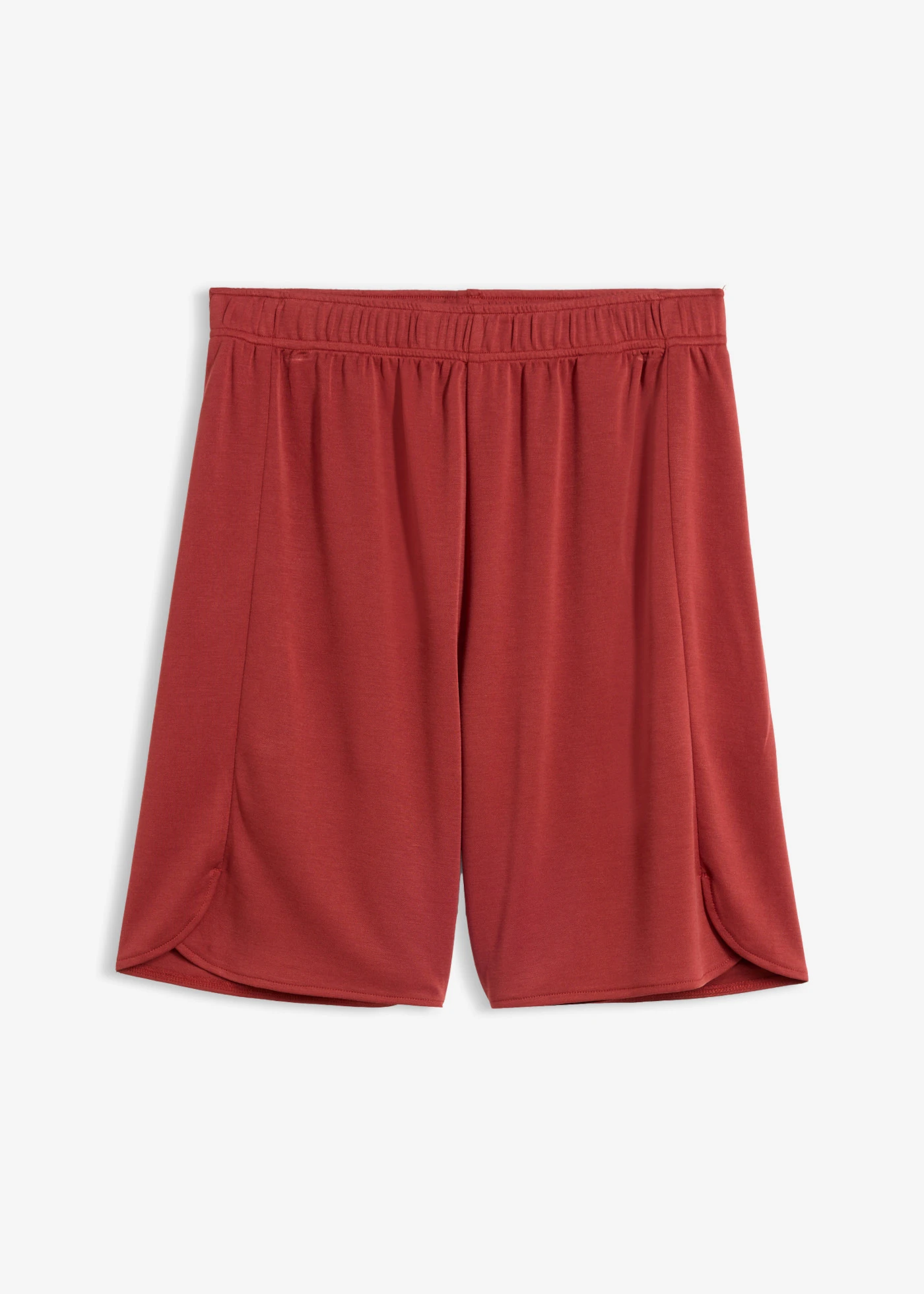 Bermuda taille extensible en matière douce • rouge désert • product-page.page-title-suffix