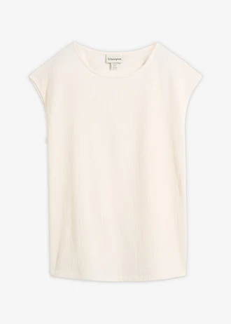 T-shirt en matière texturée