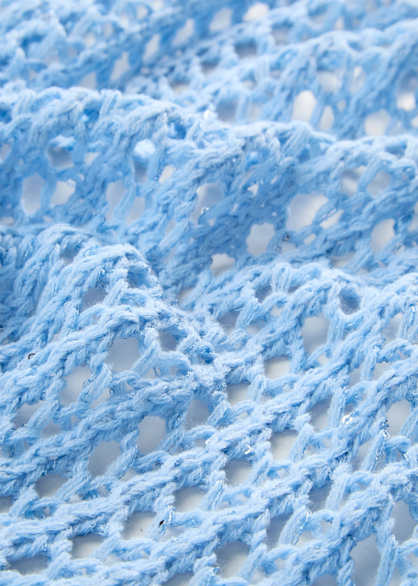 Gilet en maille ajourée avec sequins • bleu clair • product-page.page-title-suffix