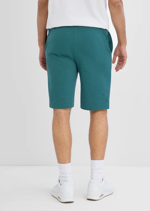 Teplákové bermudy se střihem Loose Fit • zelený pepř • bonprix obchod