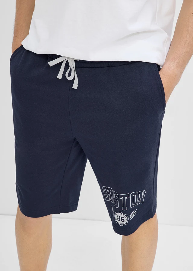 Sweatbermuda, regular fit • donkerblauw • product-page.page-title-suffix