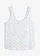 Maiou sport din bumbac organic 100%, culoare: ecru-bleu cu imprimeu