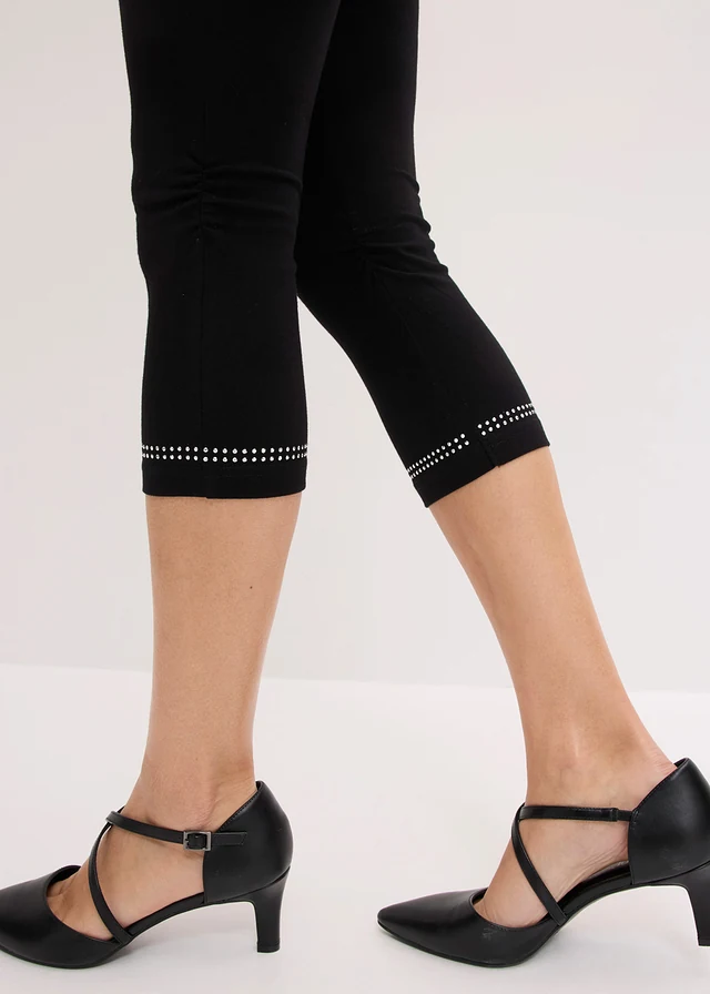 Capri legging met glitter (set van 2) • zwart • product-page.page-title-suffix