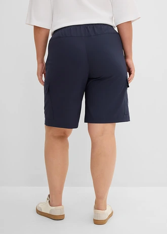 Bermuda cargo à séchage rapide, Couleur: bleu foncé