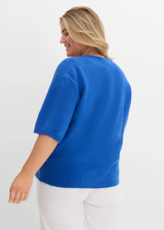 Pull oversize, Couleur: bleu arctique