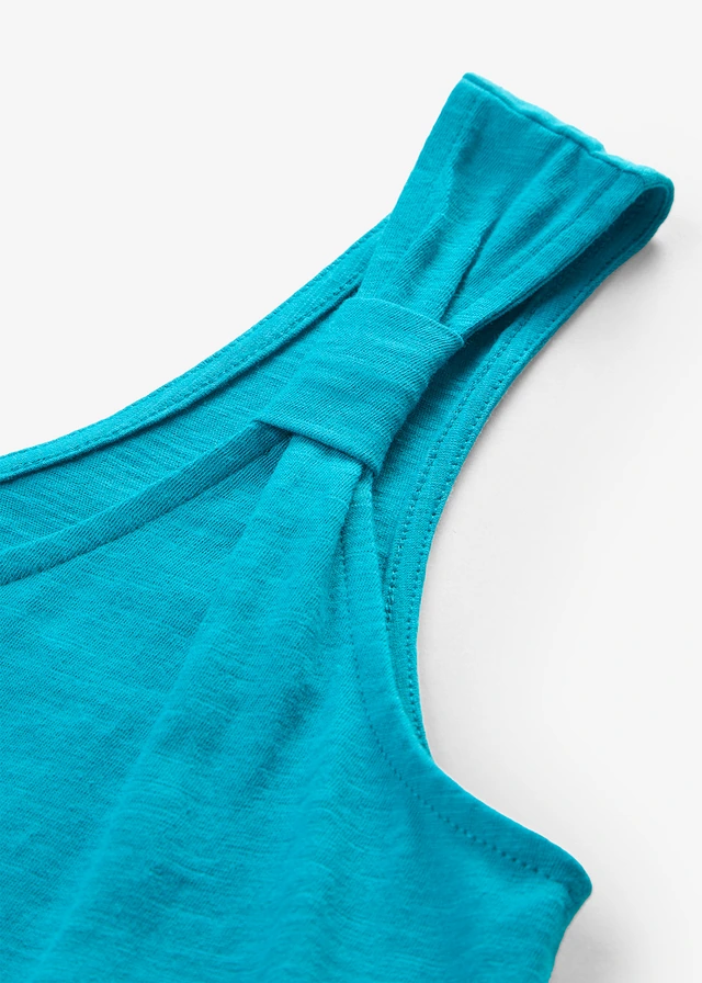 Débardeur 100% coton • bleu lagon • product-page.page-title-suffix